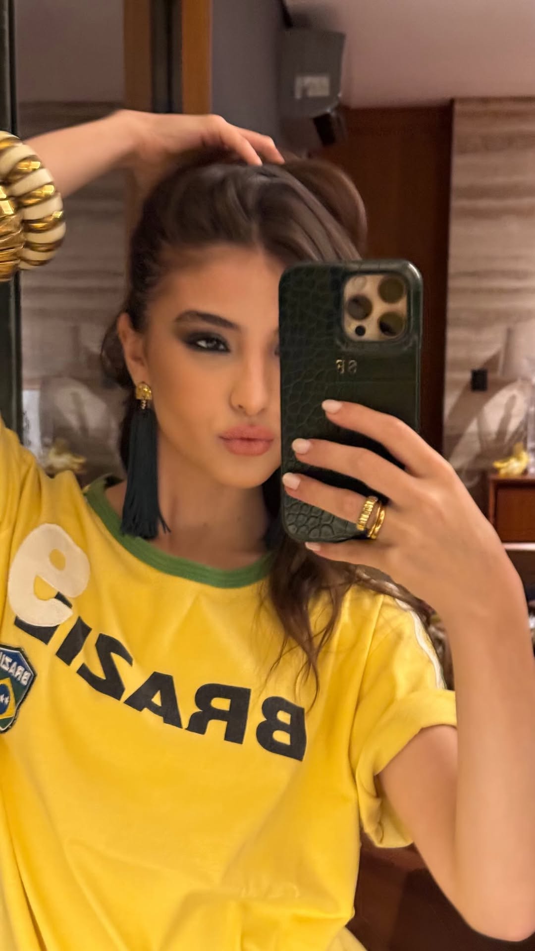 GRWM pro primeiro dia de copa 🇧🇷🇧🇷

#grwm