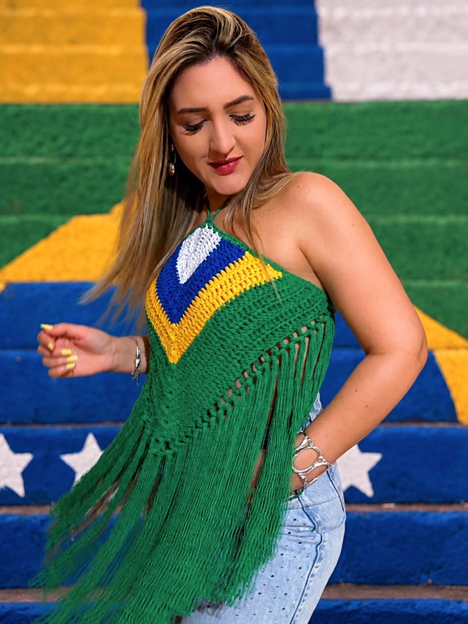 100% look de torcedora, 2% conhecimento de futebol. 😂🇧🇷💚💛

#copa #brasil #rumoaohexa #lookcopa