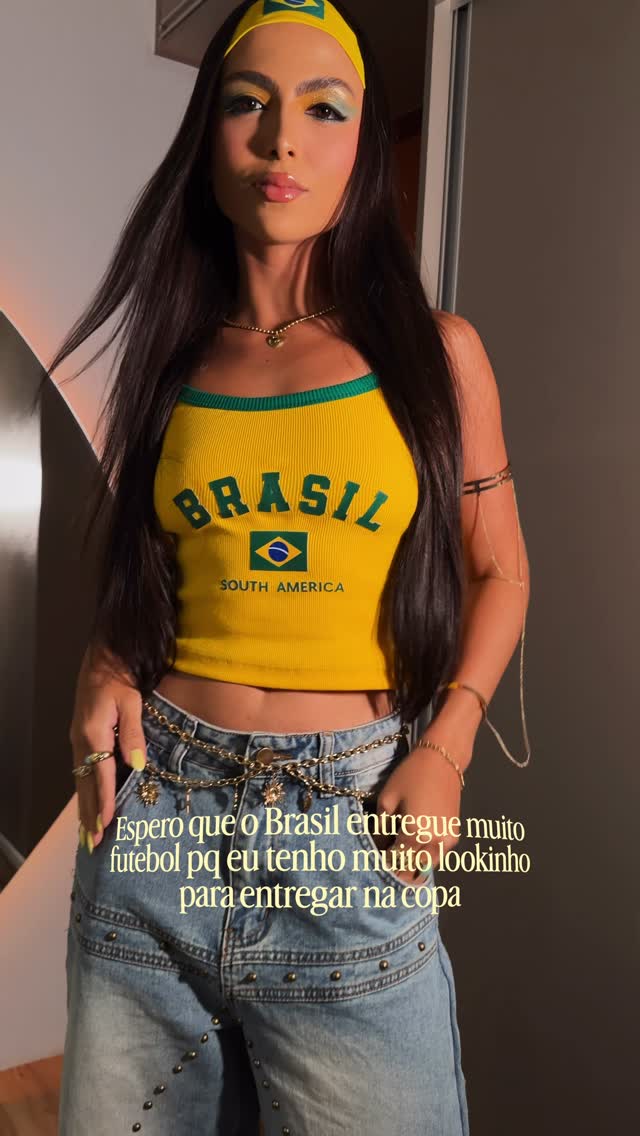 Me sinto pronta! 🇧🇷✨ .
.
.
.
#copadomundo #brasil #worldcup