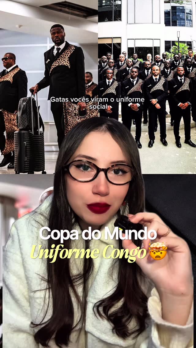 se você quer aprender mais sobre moda vem me seguir 💋 

O que acharam no uniforme social da República do Congo para a Copa do Mundo? E o que sentem de diferente em relação ao uniforme do Brasil? comentem aqui que eu vou adorar saber ✨

#copadomundo2026 #fashion #moda #worldcup #copa2026