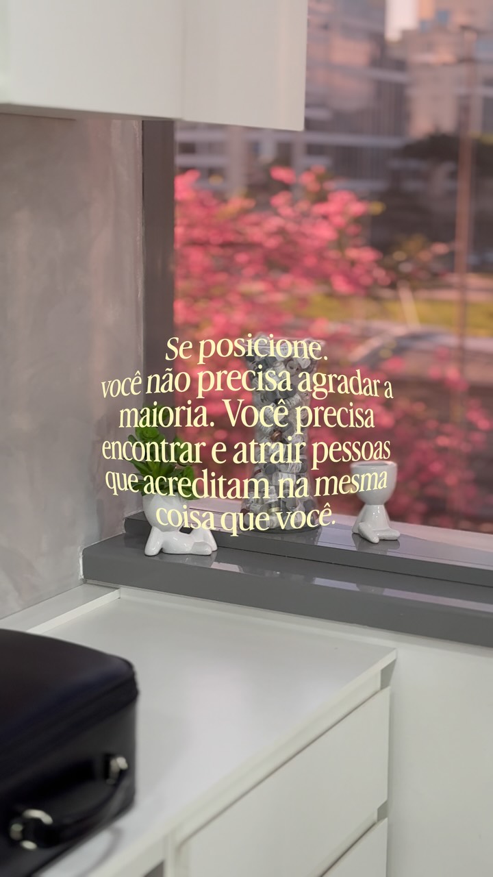 Se posicione do seu jeito e seja ✨