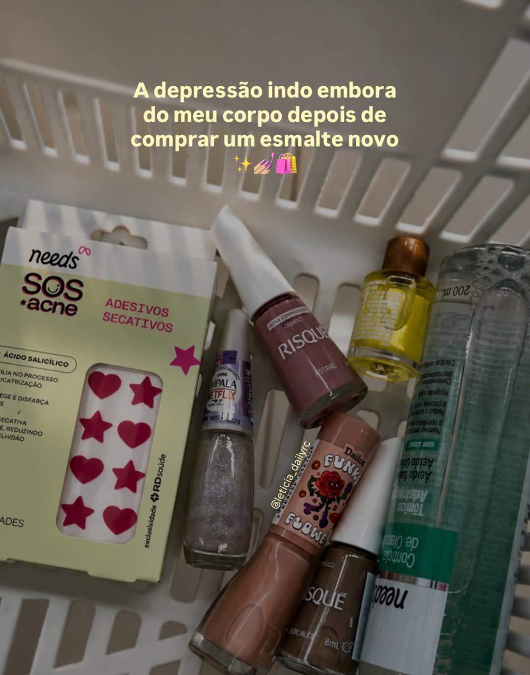Passa na hora kkkk 

#esmalte #comprinhas #memesdaily #fypシ❤️💞❤️ #nail