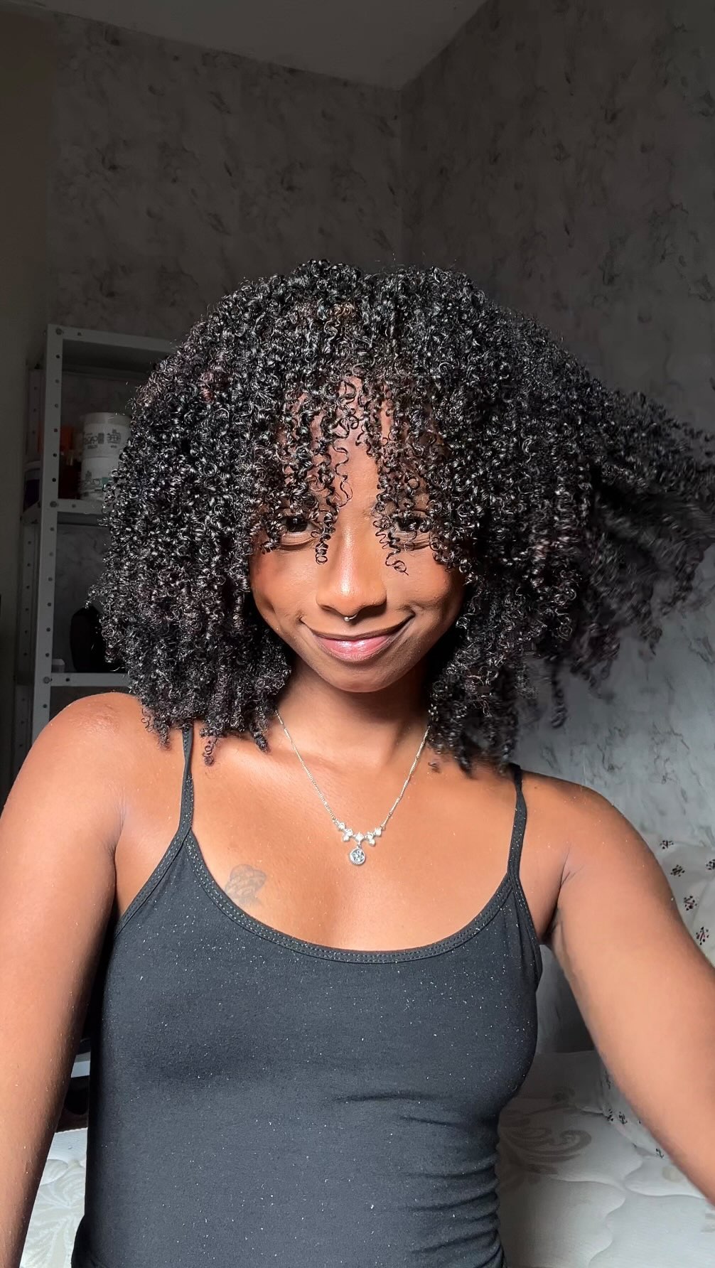 Encolhe muito? SIM, mas fica TUDO 🙂‍↔️

#fyp #4bhair #explorepage✨ #crespos #cachosdefinidos