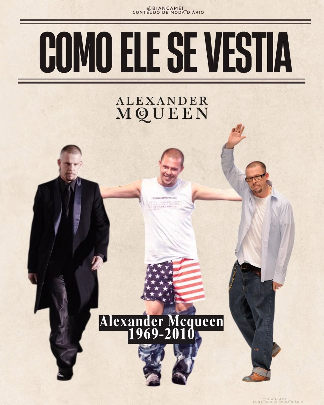 se você quer aprender mais sobre moda me segue 💋

Parte 1 de “o que ele vestia vs o que ele criava” com grandes nomes da moda que já se foram, nesse post vc encontra os fundadores de grandes grifes como Alexander Mcqueen, Cristobal Balenciaga, Giorgio Armani, Christian Dior e Yves Saint Laurent, quem vocês querem ver na parte 2? ✨

Lembrando que já temos post aqui no perfil para os diretores atuais dessas casas de moda, vale conferir também 💕

#moda #fashion #altacostura #dior #pop
