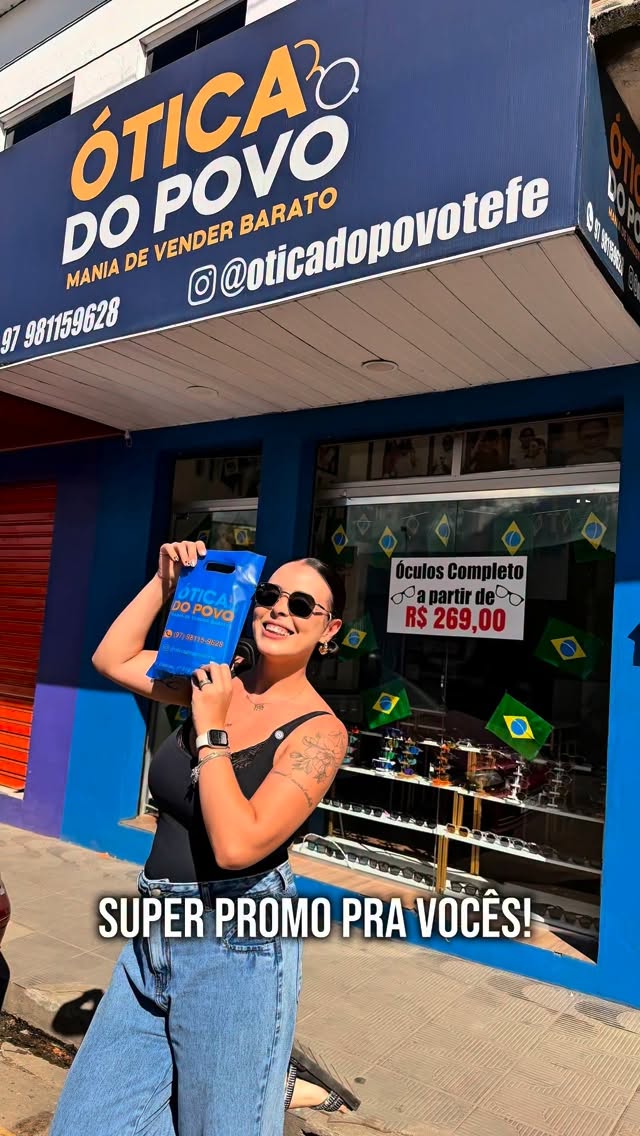 Chega uma hora na vida que tudo embaça… 👓✨

Mas cuidar da sua visão não precisa pesar no bolso!

🎉 Na Ótica do Povo, comprando 1 óculos à vista, você ganha outro totalmente GRÁTIS!

E tem mais: de 29 de junho a 03 de julho, teremos médica atendendo para realização de exames de vista. Aproveite para atualizar sua receita e sair vendo tudo com muito mais clareza!

📍 Rua Emaús, Bairro Jerusalém
📲 (97) 98115-9628

Corre e agende seu exame! 
Promoção por tempo limitado. 🔥