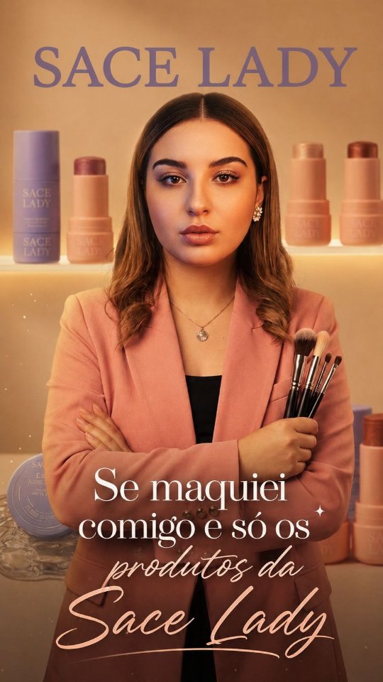 A @saceladybr não é só uma marca, é uma experiência 🩷✨
- 

Com os produtos deles é capaz de fazer sua maquiagem do 0 apenas com Sance Lady 💙✨