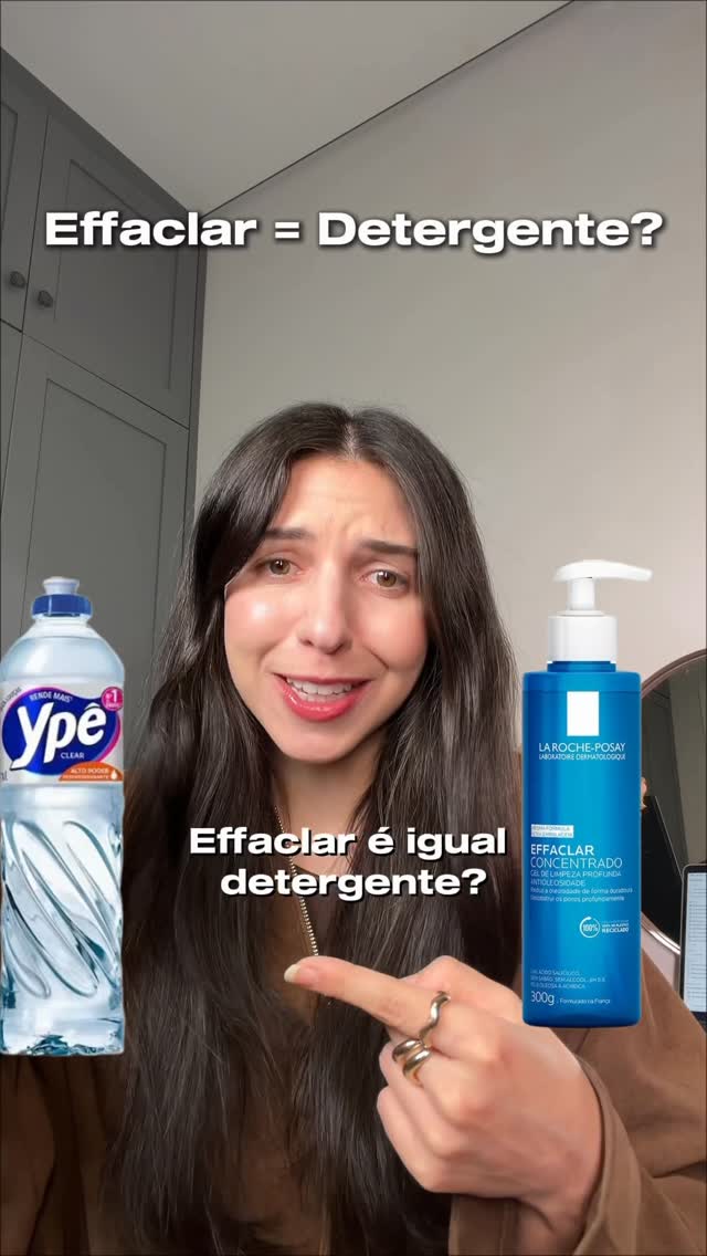 Seria o Effaclar Gel de Limpeza tão potente na limpeza quanto o detergente de lavar louça? 

Parece loucura, mas é isso que um conteúdo que o algoritmo jogou pra mim hoje dizia 🫣

Se esse vídeo aparecer pra você, depois de ver esse conteúdo, já sabe o que pensar. 👀

#geldelimpeza #cosméticos #ciência
